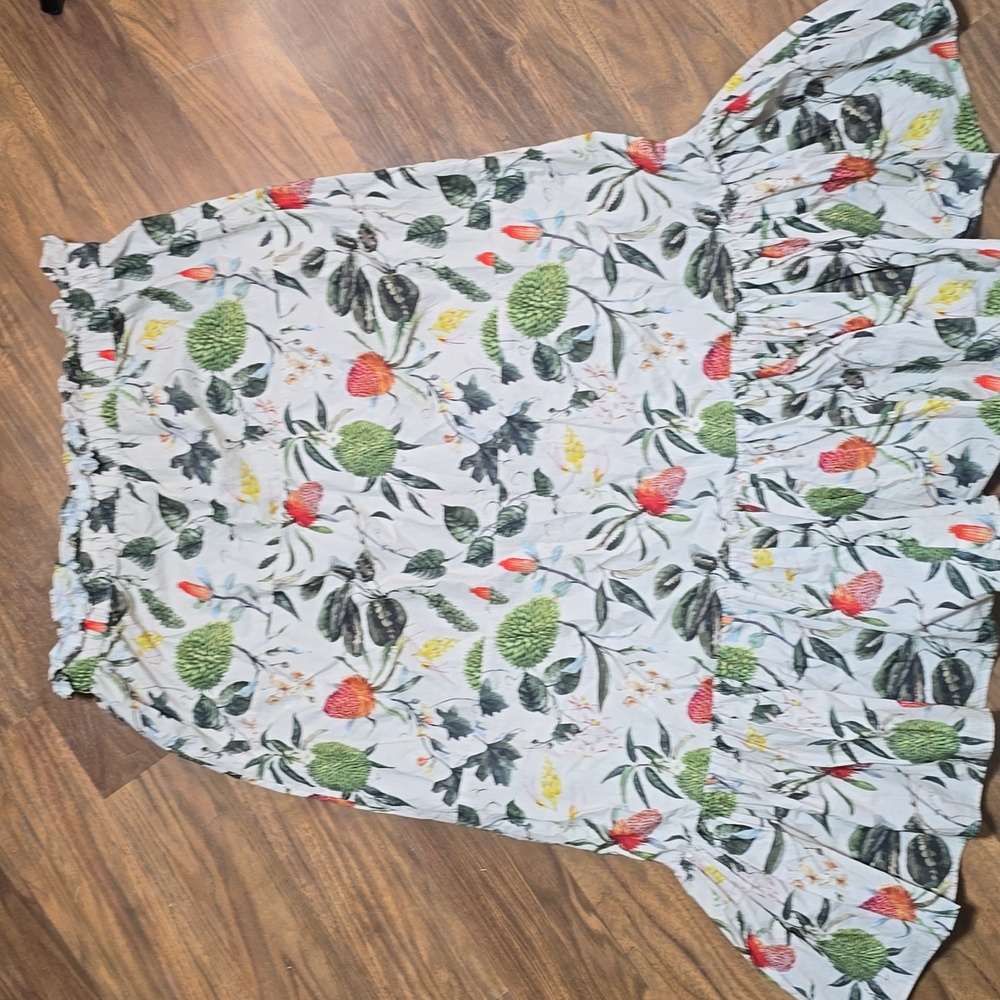 Olivia James The Label Floral Print Ruffle Hem Skirt - Picture 8 of 8